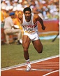 Prints of Daley Thompson wins the decathlon 100m at the 1984 Los ...