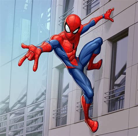 Marvels Spider Man Art By Patrick Brown