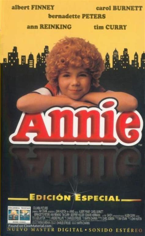 Annie 1982 Dvd Movie Cover