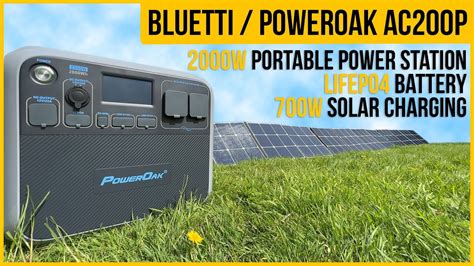 bluetti ac200p review 2000w portable power station 2000wh lifepo4 battery 700w solar