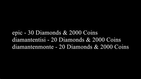 Diamonds and coins without codes you can also get some diamonds ( diamanten) or coins just playing, without. 3 LOOTBOY CODES! 70 DIAMANTEN + Extra Code in den ...