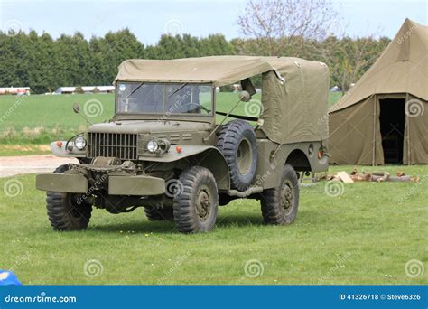 American Army World War 2 Jeep Stock Photo Image Of Transport Dday