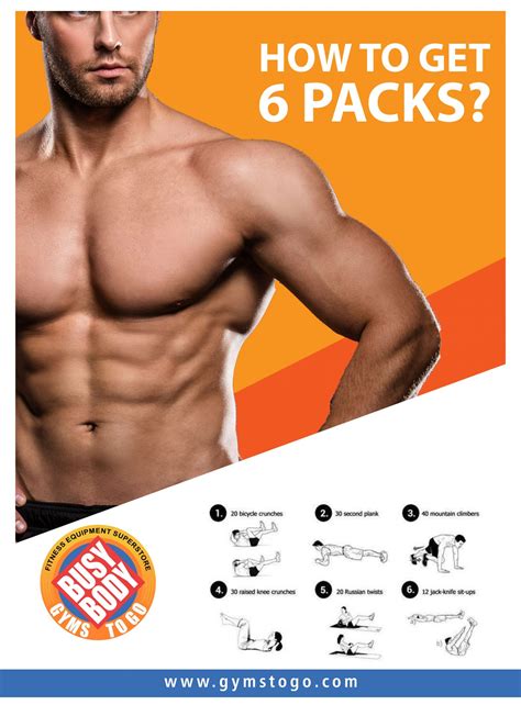 How To Get Packs Abs Fast Busy Body Gyms To Go