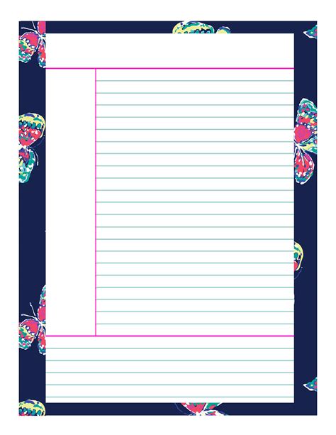 7 Best Images Of Cute Printable Note Taking Sheets Note Taking Paper