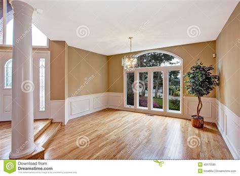 Luxury House Interior Empty Entrance Hallway Stock Image Image Of