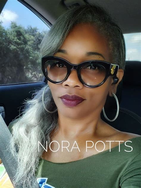 Nora Potts Grey Hair Inspiration Gray Hair Beauty Fashion Eyeglasses
