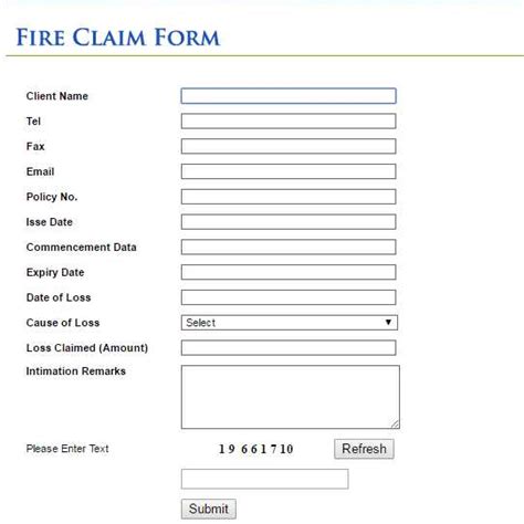 Similarly, on the outbreak of fire, the insured. National Insurance Company Fire Claim Form Download - 2019 ...