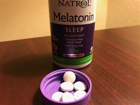 Natrol Melatonin For Sleep Tablets Actual View Opened Harvey Costco