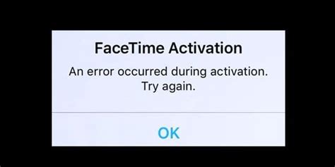 Facetime Activation Errors Could Not Sign In An Error Occurred