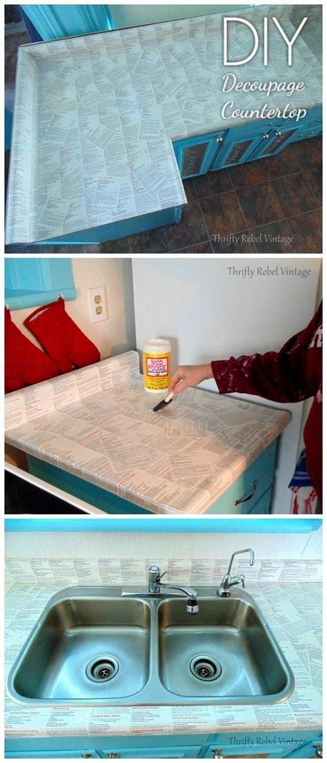 Diy Countertop 20 Easy Tutorials To Revamp Your Kitchen Diy