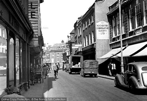 Rochester High Street C1955 Francis Frith