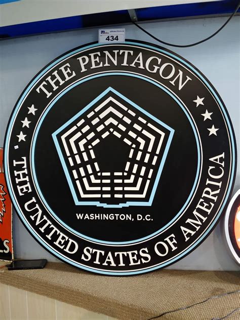 3 Round Pentagon Wall Plaque The Pentagon The United States Of