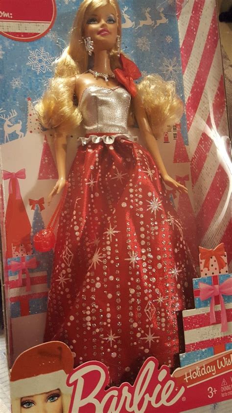Mattel Bbv50 Barbie Holiday Doll For Sale Online Ebay Holiday Barbie Dolls Barbie Holiday