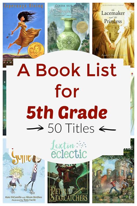 In interpretive point of view, it allo. {Book List} 5th Grade Reading List - Lextin Eclectic