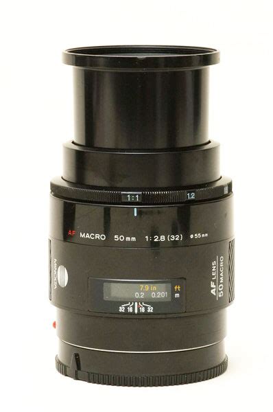 Minolta Af 50mm F28 Macro A Mount Lens Info