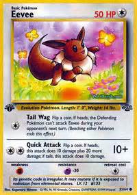 Check spelling or type a new query. Eevee - 51/64 - Common - 1999-2000 Wizards Base Set Copyright Edition - Pokemon Singles ...