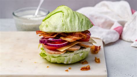 Turkey Blt Sandwich Aka Crispy Lettuce Buns For Clean Eats Clean