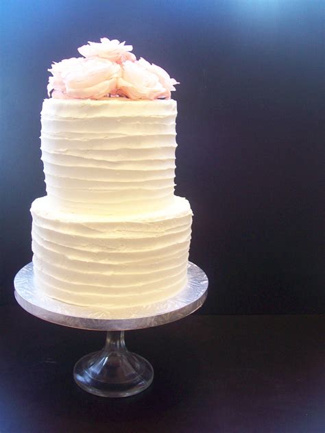 Petite Wedding Cake Silk Roses 349 Temptation Cakes Temptation Cakes