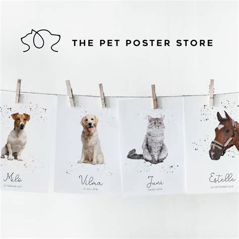 The Pet Poster Store Custom Illustrated Pet Poster