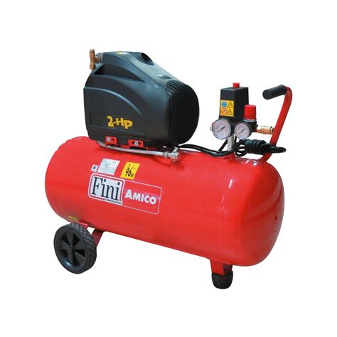 Compresor Rojo Monofásico 50 L 2 Hp Uso Liviano