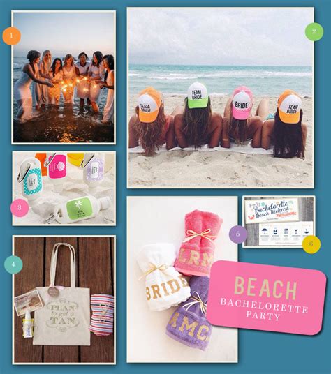 A Beach Bachelorette Party My Wedding Favors Blog