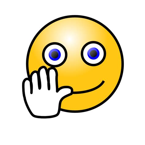 Smiley Face Waving Goodbye Clipart Best