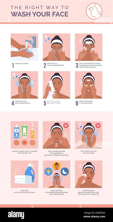 the right way to wash your face how to cleanse your face properly skincare and dermatology