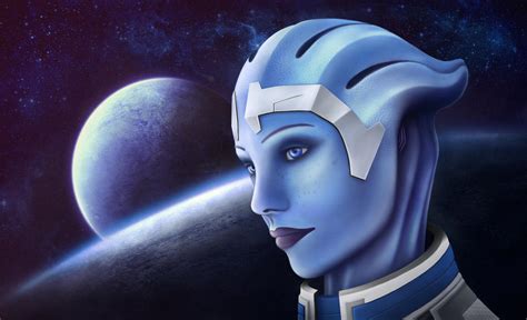 Mass Effect Liara Portrait By Zingernax On Deviantart