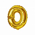 Letras Metalizadas 45cm Dourada - O - Lojas Brilhante