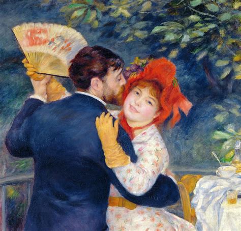 A Dance In The Country Painting By Pierre Auguste Renoir Pixels