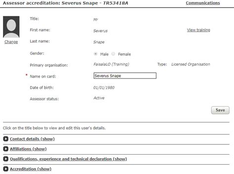 How Do I View An Assessors Accreditation Details DofE
