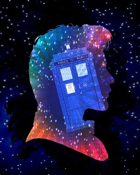 Doctor Who Inspired Eleventh Doctor Tardis Digital Art By Alondra