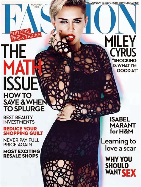 Miley Cyrus Covers Fashion Magazine November 2013
