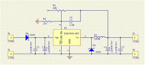 This feature greatly simplifies the design when the lm2596 is used as shown in the figure 1 test circuit, system performance will be as shown. Lm2596 Module Circuit Diagram - Circuit Boards