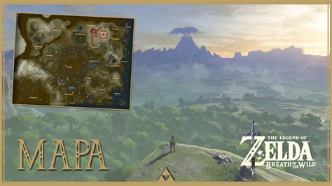 Guía Zelda Breath Of The Wild Mapa Completo Torres Y Santuarios