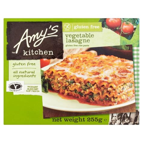 Amys Kitchen Gluten Free Vegetable Lasagne Frozen 255g From Ocado