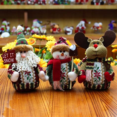 5 out of 5 stars. Christmas Decor Dolls Santa Claus Snowman Reindeer Hanging ...