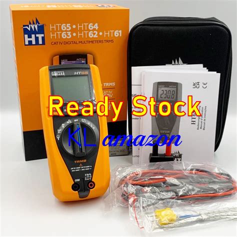 For Solar Project Ht65 Trms Digital Multimeter For Dc Voltage