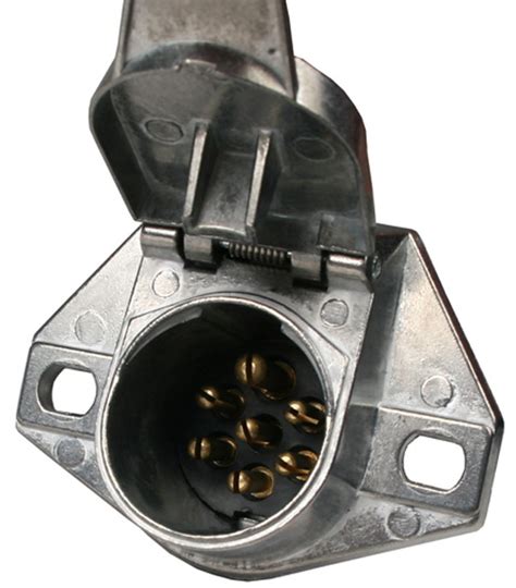 Confused about what trailer plugs you need? 7-Way Metal Round Trailer Wiring Connector - Car End - Connectors - Wiring, Adapters, Connectors ...