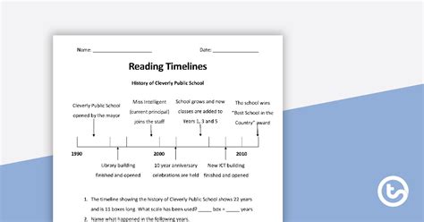 Timeline Worksheets Worksheetscity