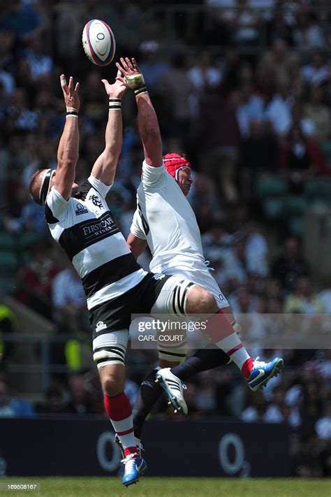 England Flanker Tom Johnson And Barbarians French Number 8 Imanol