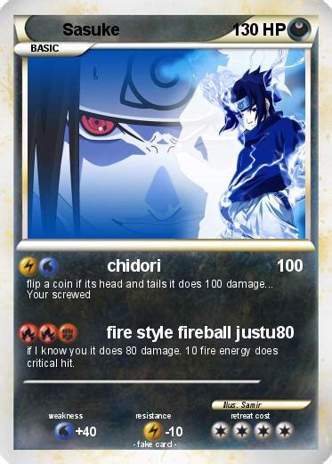 Pokémon Sasuke 3433 3433 Chidori My Pokemon Card
