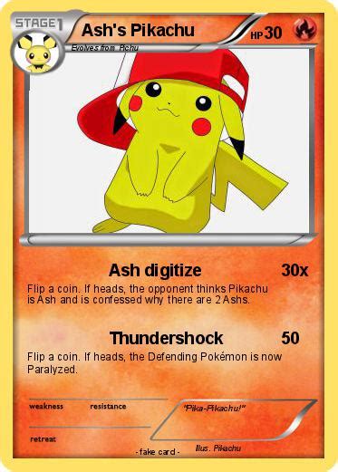 Pokémon Ash S Pikachu 669 669 Ash Digitize My Pokemon Card