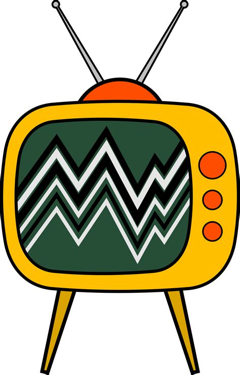 Clipart Old Tv Cartoon