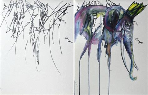 Mom Transforms 2 Year Old Daughters Scribbles Into Art Masterpieces