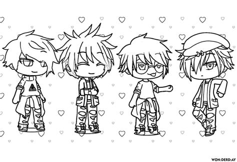 Download nowname your own price. Dibujos de Gacha Life Para Colorear. Gran colección ...
