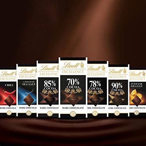 Lindt Excellence Bar 70 Cocoa Smooth Dark Chocolate Gluten Free