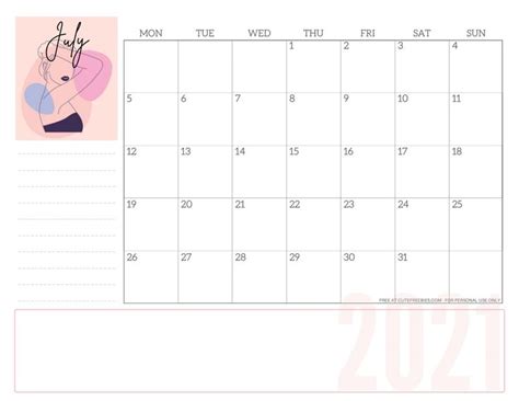 Female Line Art 2023 Calendar And Stickers So Pretty Cute Freebies