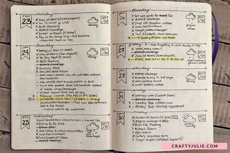 Best Bullet Journal Tips For Beginners Crafty Julie