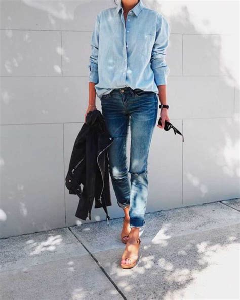 70 perfect street style spring outfit ideas with shirt